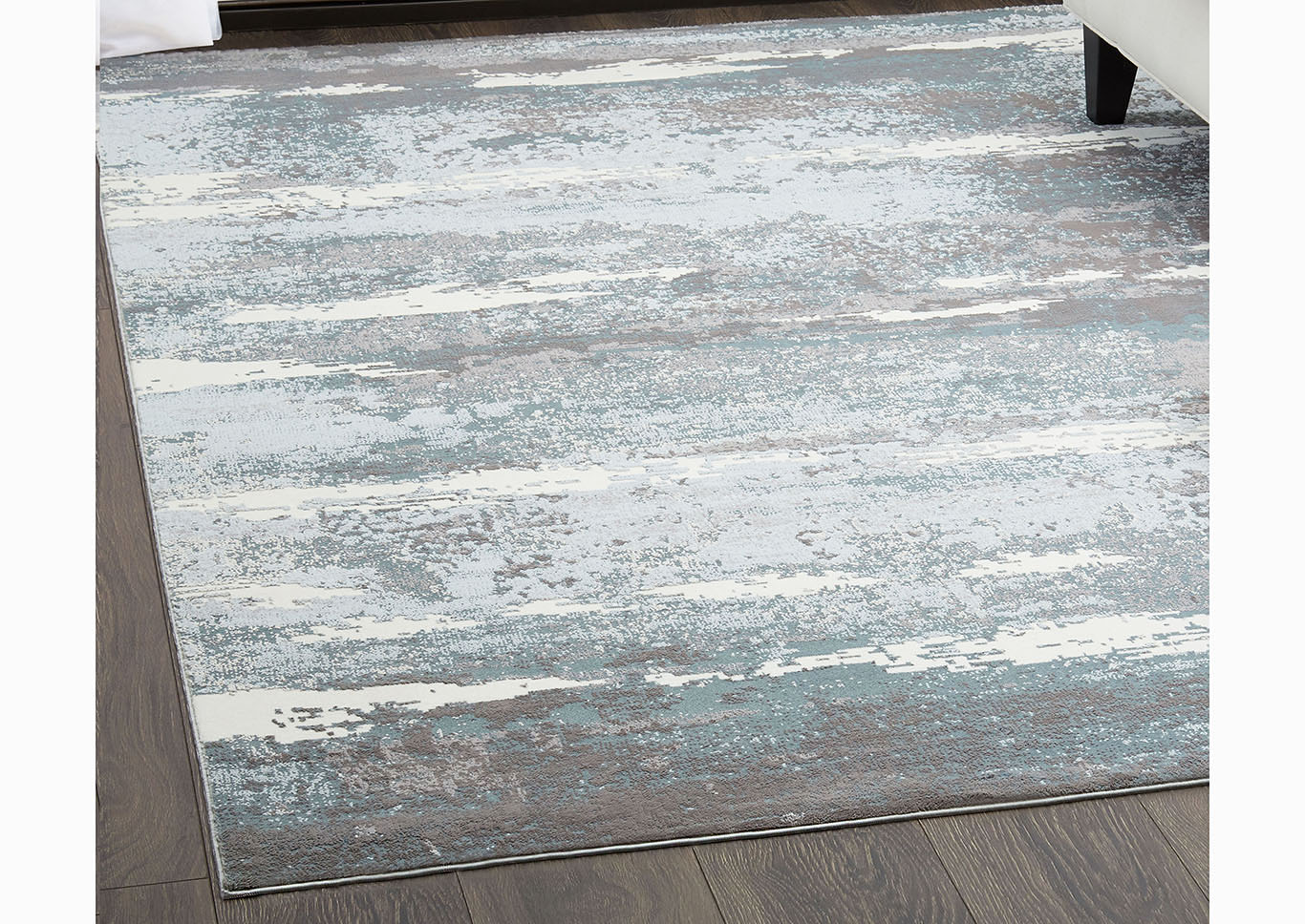 Home Dynamix Christian Siriano Brooksville Langley Transitional Area Rug 2'2"x6'9" Textured Blue/Gray/Ivory,Home Dynamix